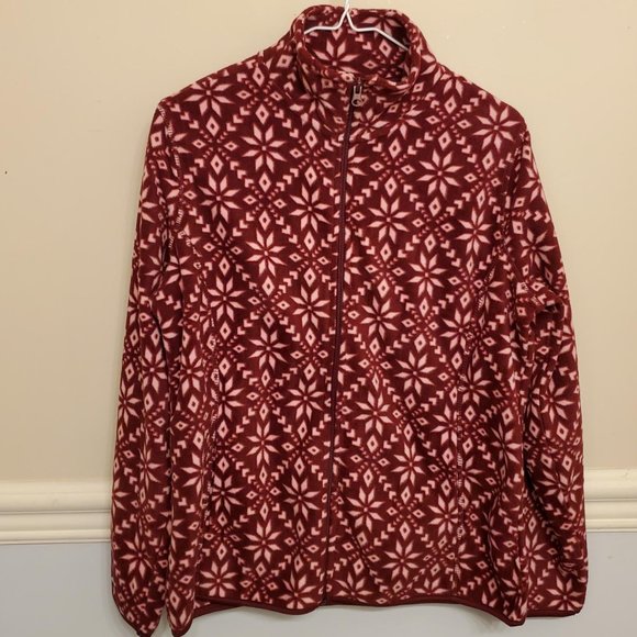 i.b.diffusion women's mock neck printed jacket nwt - Picture 1 of 4